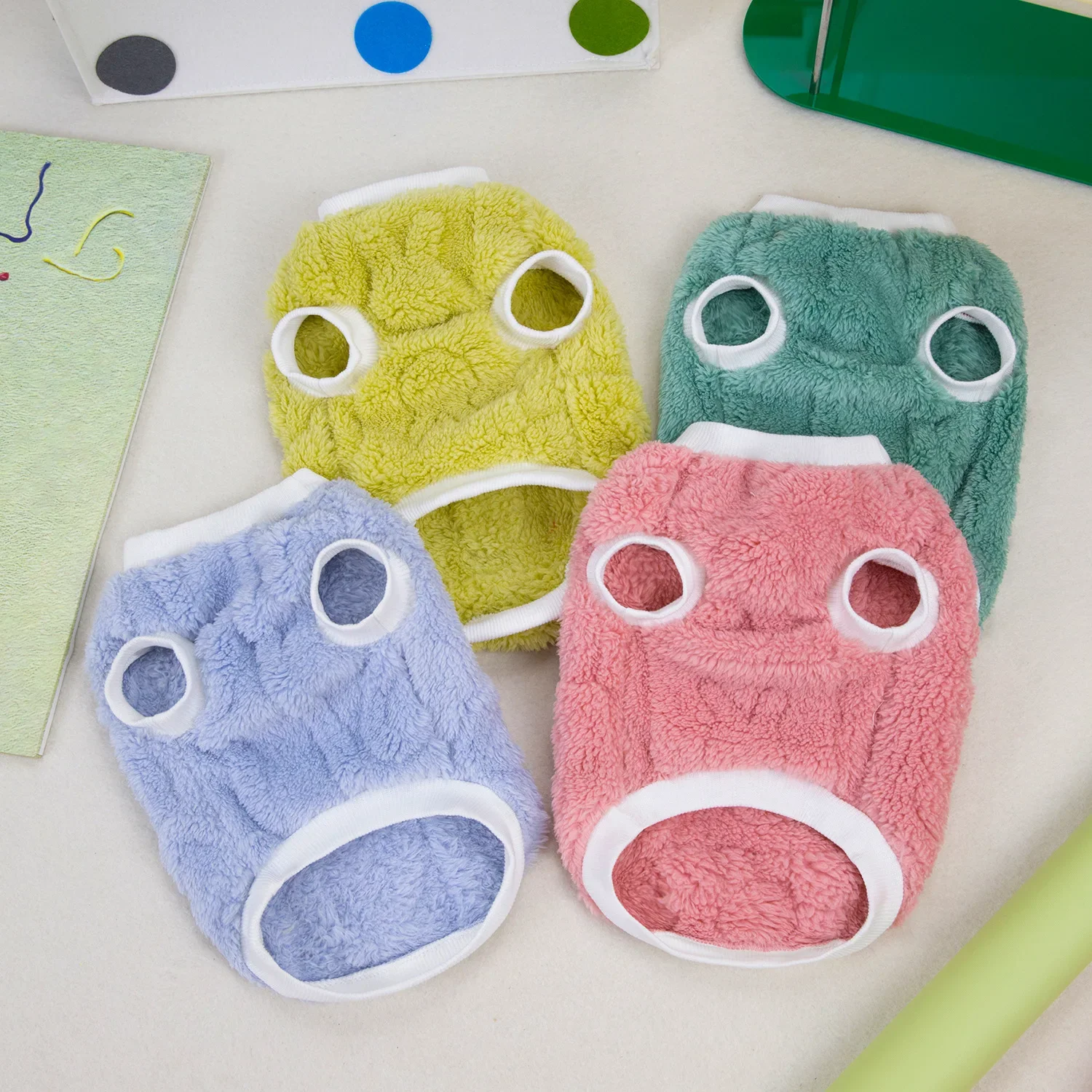 Ropa cálida de invierno para perros pequeños, chaqueta para gatos, ropa de peluche, disfraz de Bulldog Francés Shih Tzu, abrigos de Pug, trajes - imagen 2