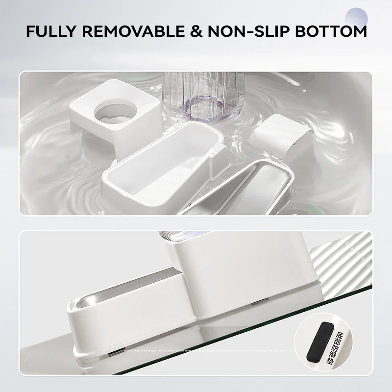 HOOPET-cuenco para fuente de agua para perros y gatos, alimentador automático, suministro de 7 días, Base antideslizante de gran capacidad, desmontable, fácil de limpiar, Material seguro St - imagen 5
