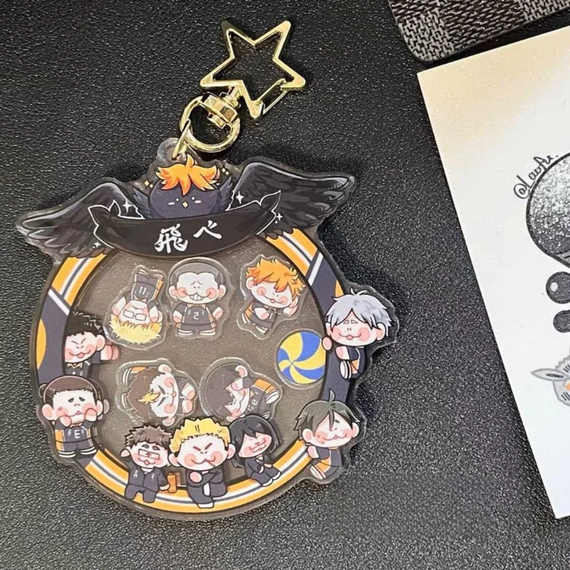 Llavero Haikyuu!! acrílico frontal