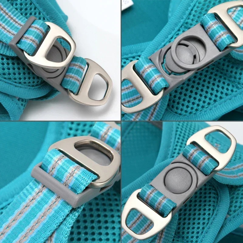 Correa para perro, cofre y correa para el hombro estilo chaleco para mascotas, andador para perros y gatos, perro pequeño, artículo mediano a grande - imagen 5