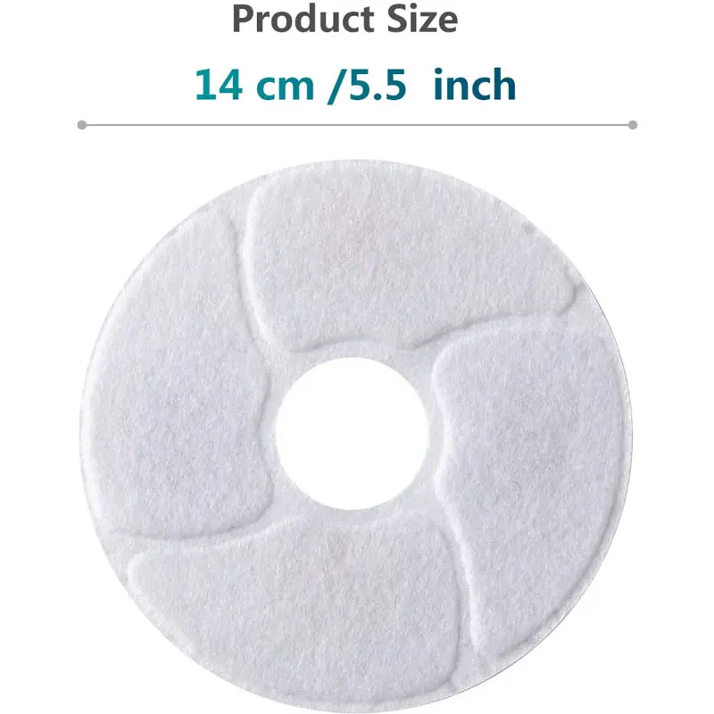 4 Pack Replace Filters Compatible for CATIT 3L Cat Water Fountain Triple Action with Resin Activated Carbon catit filters - imagen 2