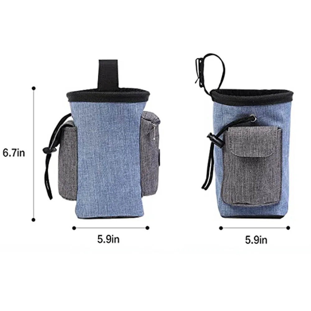 Bolsa de bolsillo para adiestramiento al aire libre para perros, cebo para aperitivos, bolsa de bolsillo para alimentación de mascotas, bolsa de agilidad para obedicia, bolsa de comida, bolsillo para aperitivos, riñonera de recompensa - imagen 2