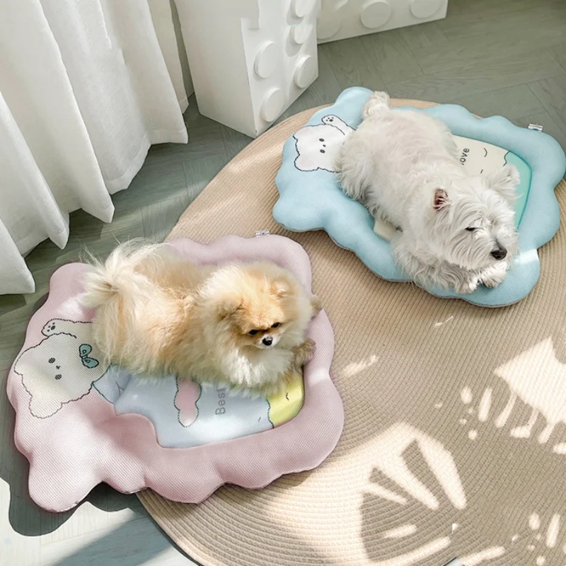 Estera refrescante para perros en verano para gatos y perros, almohadilla refrescante para mascotas, estera para dormir de verano, cama fresca de verano para gatos - imagen 2
