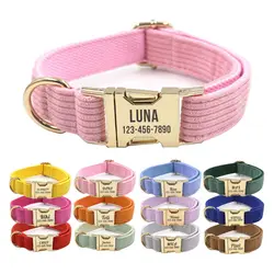Collar de perro personalizado con grabado gratis y ajuste cómodo