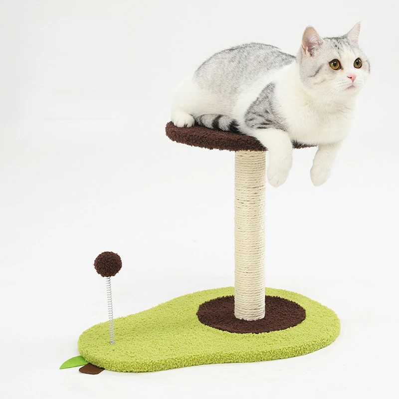 Poste de rascado para gatos con Sisal cubierto, postes de rascado y plataforma de forma redonda, torre para gatos, Centro de Actividades para gatitos, mascotas - imagen 3