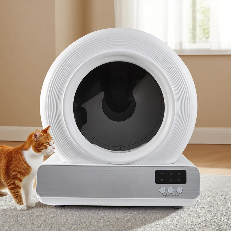 Caja de arena automática para gatos, caja de arena para gatos autolimpiante, gran capacidad, cajón de inodoro inteligente para gatos y gatitos, productos para mascotas - imagen 2