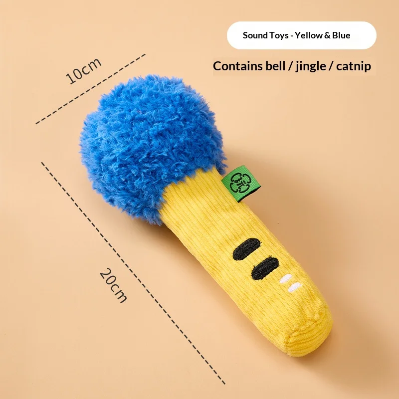 Juguete para la dentición del gatito con sonido arrugado, autobloqueador chirriante, varita teaser para aliviar el aburrimiento, suministros para gatos