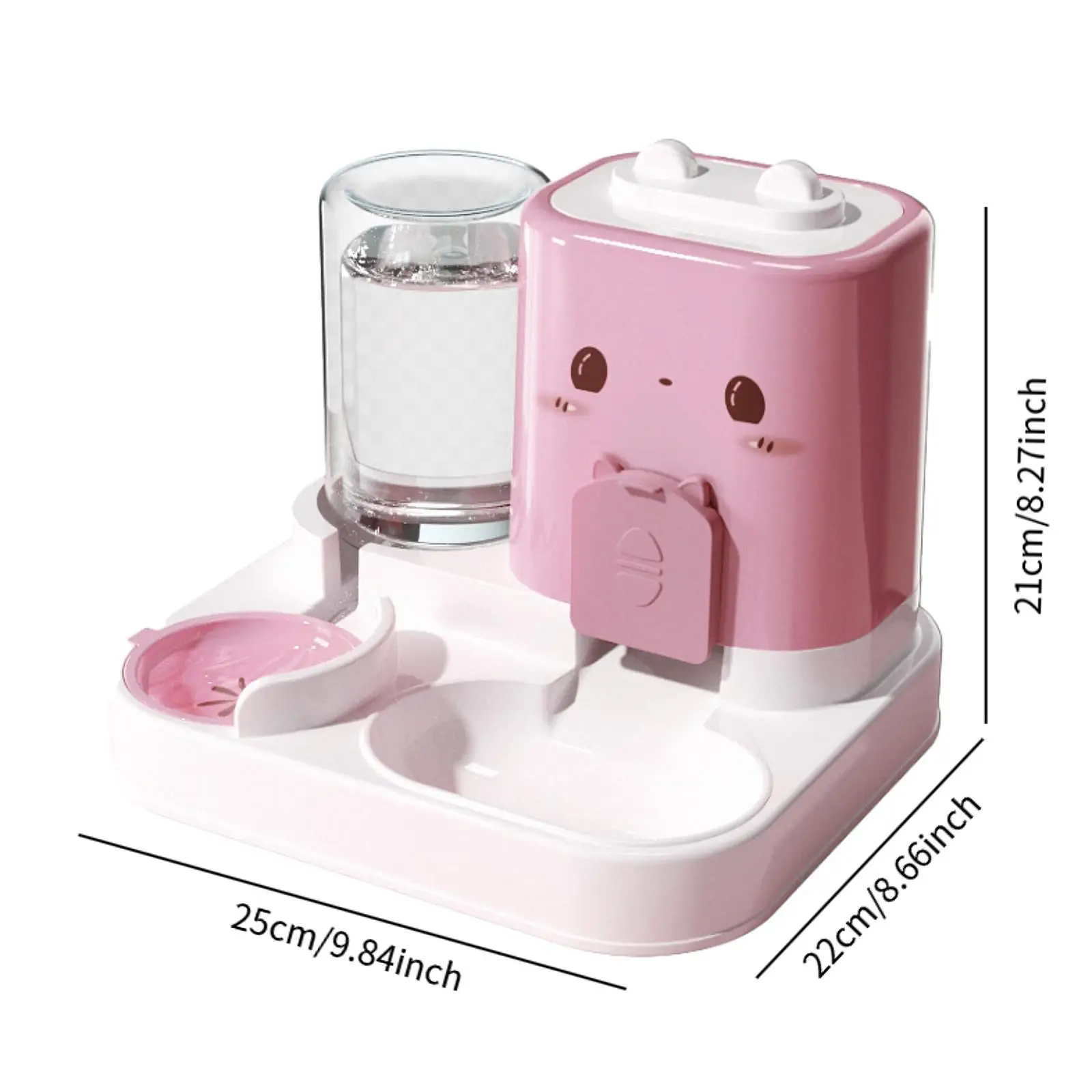 Automatic Pet Feeder Cats Feeder Travel Supply Drinking Detachable Pet Food Bowl for Small Dogs Puppy Small Animals Kitten Automatic Pet Feeder Cats Feeder Travel Supply Drinking Detachable Pet Food Bowl for Small Dogs Puppy Small Animals Kitten