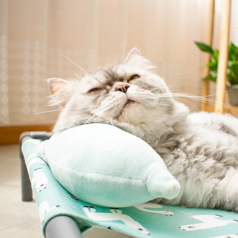 Cama elevada verano para gatos y perros mini – transpirable y lavable - imagen 5