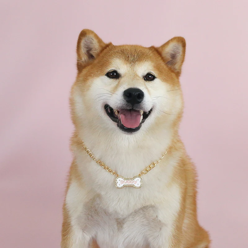 Collar de lujo para perro y gato, Collar ajustable para mascota, cachorro, gatito, bonito Collar para gato dulce con lazo, accesorios para perro - imagen 2