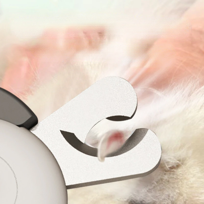 Cortaúñas con luz LED para gatos y perros, recortador profesional de garras para mascotas con bloqueo de seguridad, T84E - imagen 4