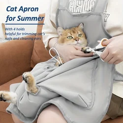 Bolsa transportadora antiarañazos para gatos – Kit limpieza y corte uñas