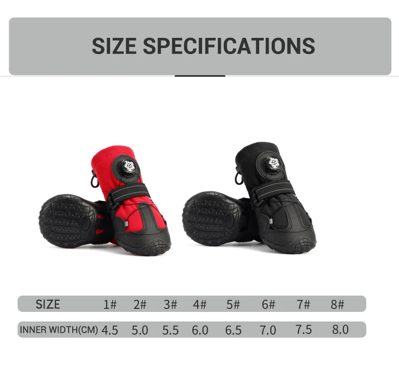 Botas senderismo con dial para perros medianos y grandes - imagen 2