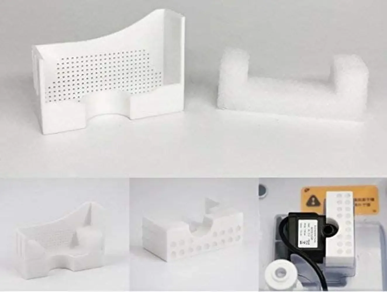 PETKIT EVERSWEET 2 filtros de preespuma para fuente de agua para mascotas, filtros de repuesto, 4 piezas (espuma blanca) - imagen 2