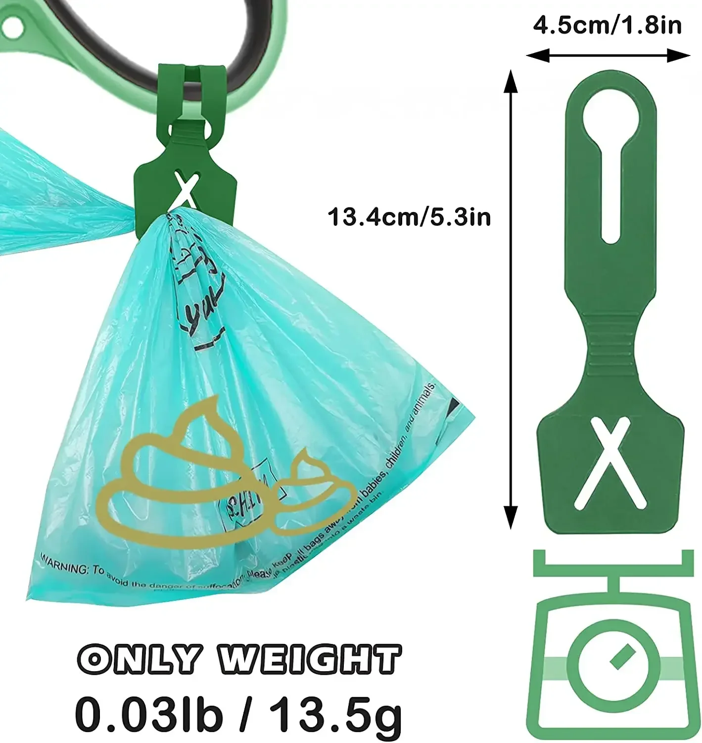 Nuevo soporte de silicona para bolsa de caca de perro, bolsa de basura para mascotas, Clip manos libres, suministros de limpieza para perros, dispensador de bolsa de caca de perro - imagen 5