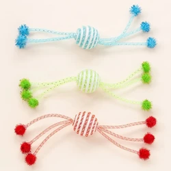 Juguete tubo de red con pelota para gatos – interactivo y divertido