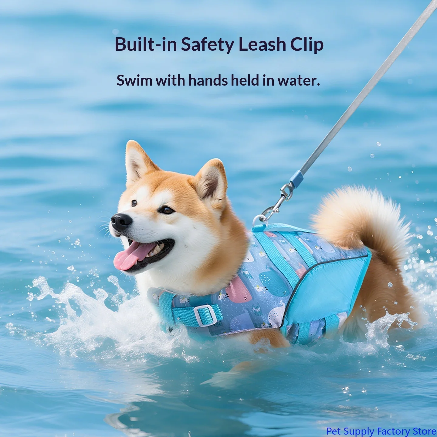 Chaleco salvavidas para perros pequeños y medianos – Natación segura - imagen 4