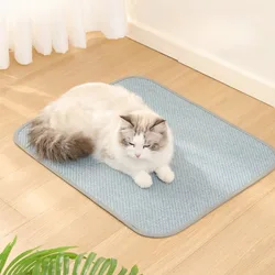 Estera refrescante de mimbre para gatos y perros – Transpirable verano