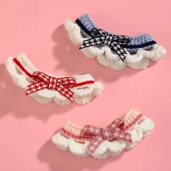 Collar lazo tejidos a mano para gatos y perros – Ajustable