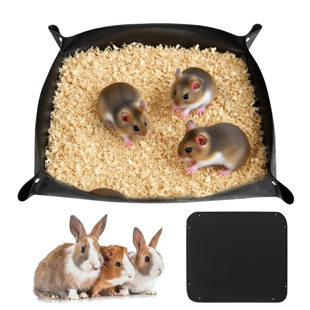 1 unidad impermeable lavable reutilizable conejo parque infantil estera lona Base jaula forro para conejos conejillos de indias hurones ropa de cama para mascotas cubierta de jaula