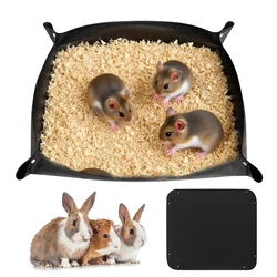 Forro impermeable lavable para jaula de conejos, conejillos y hurones