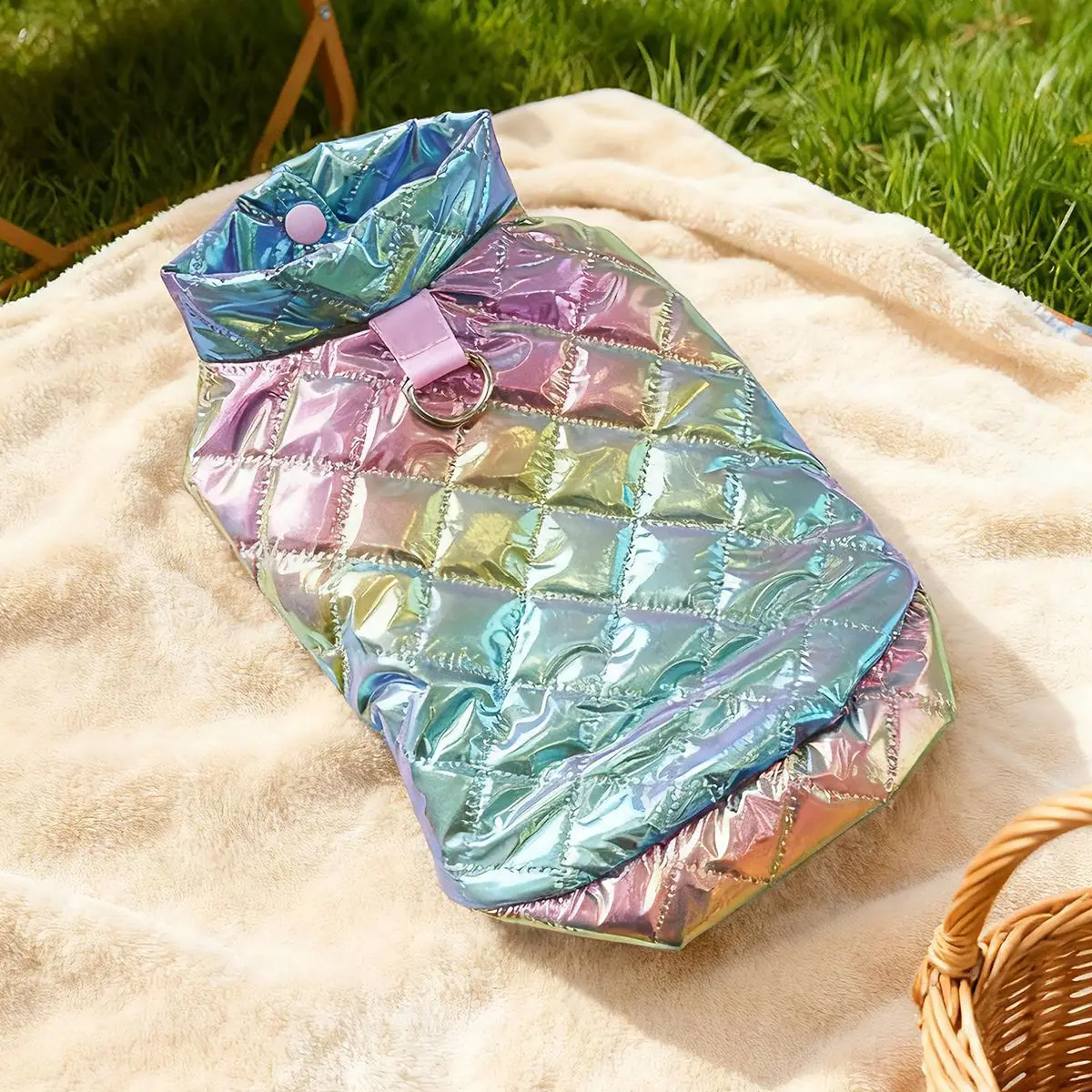 Ropa de invierno para perros: chaqueta acolchada impermeable a prueba de viento para perros para clima frío, abrigos de nieve ligeros para perros pequeños - imagen 4