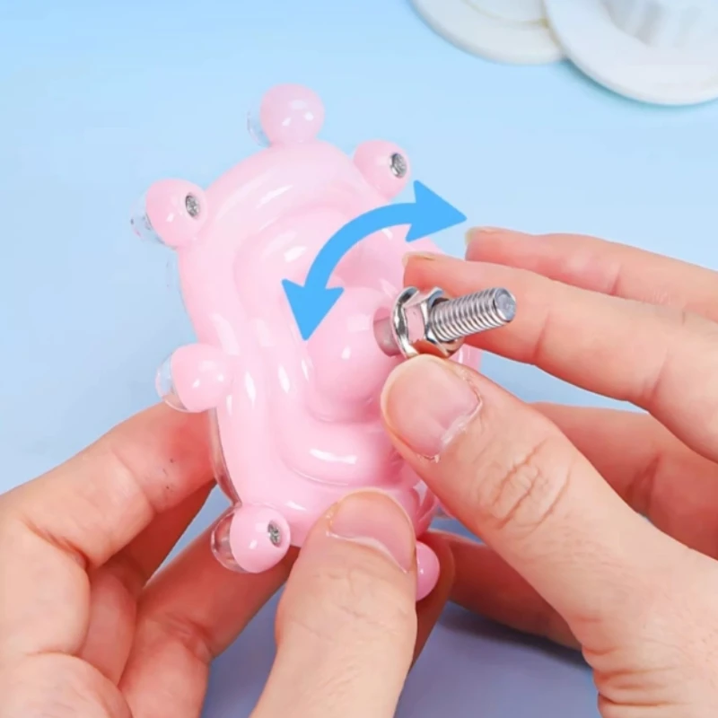 Juguete interactivo para loros con dispensador giratorio de golosinas, estimulación y jaula para ejercicios de pico para conures, cacatúas y pájaros medianos - imagen 5