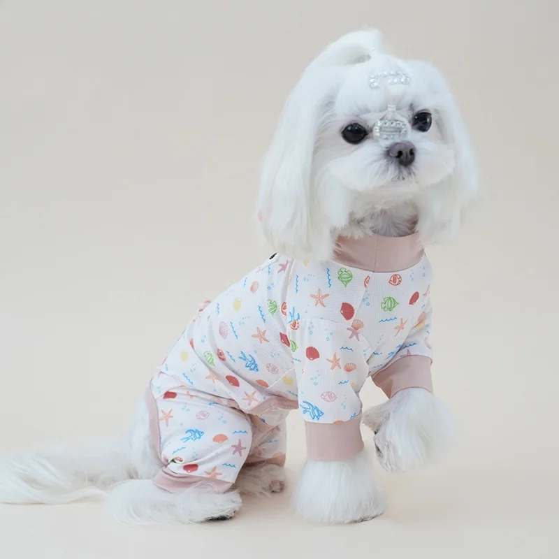 Pijama para perros pequeños y medianos de algodón suave - imagen 2