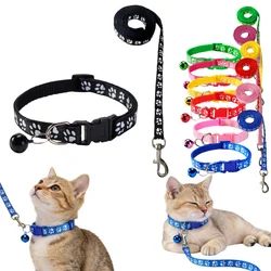 Collar con campana y correa para gato – Set para gatitos