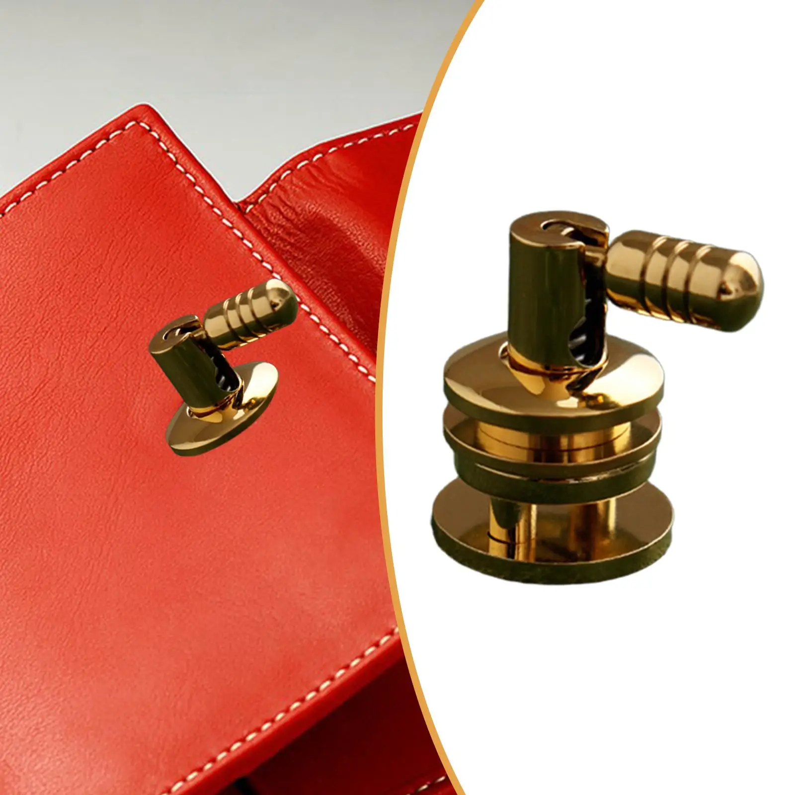 Purse Lock Clasp Fastener Small Sturdy Premium Folding Lock Purse Closure Hardware for Briefcase Handbag Wallet DIY Clutch Purse Lock Clasp Fastener Small Sturdy Premium Folding Lock Purse Closure Hardware for Briefcase Handbag Wallet DIY Clutch