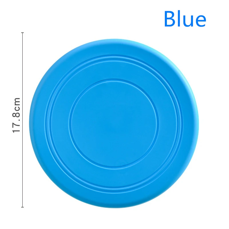 Frisbee volador de silicona para perros – Juguete exterior - imagen 2