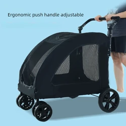 Transportín para perros grandes transpirable y altura ajustable