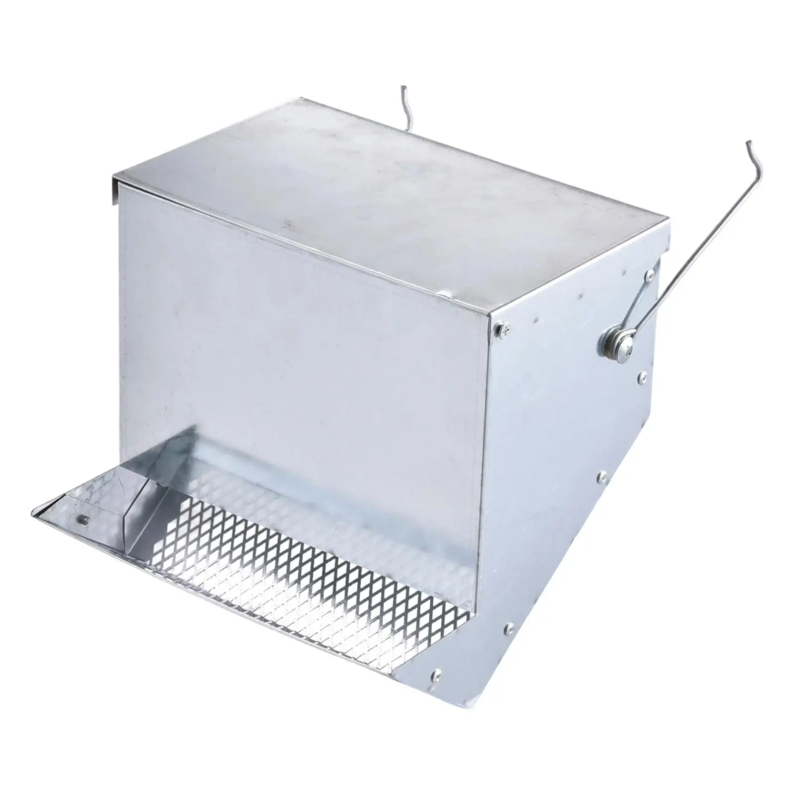 Comedero para animales, tamiz, jaula inferior, alimentador para conejos, accesorios dispensadores de alimentos para pollo, erizo, conejillos de indias, otros animales pequeños - imagen 2