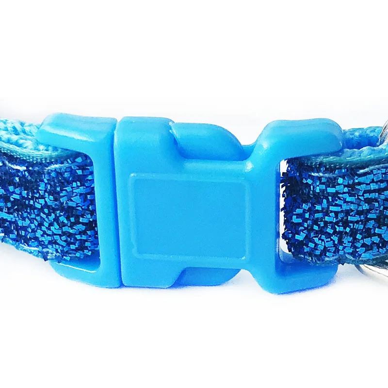 Collar ajustable para gato con campana y lentejuelas - imagen 3