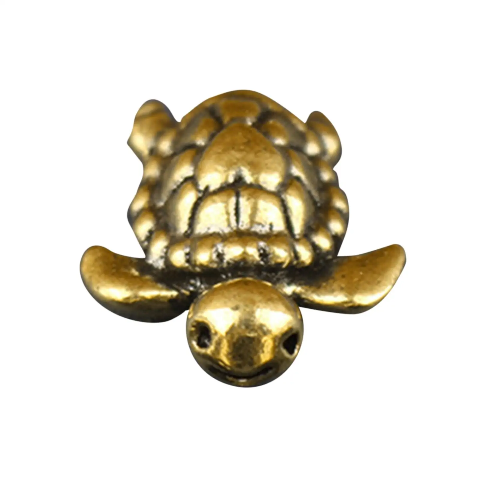 Brass Turtle Figurine Table Centerpiece Portable Collection Ornament Tortoise Statue Sculpture for Car, Bookshelf, Office Decor Brass Turtle Figurine Table Centerpiece Portable Collection Ornament Tortoise Statue Sculpture for Car, Bookshelf, Office Decor