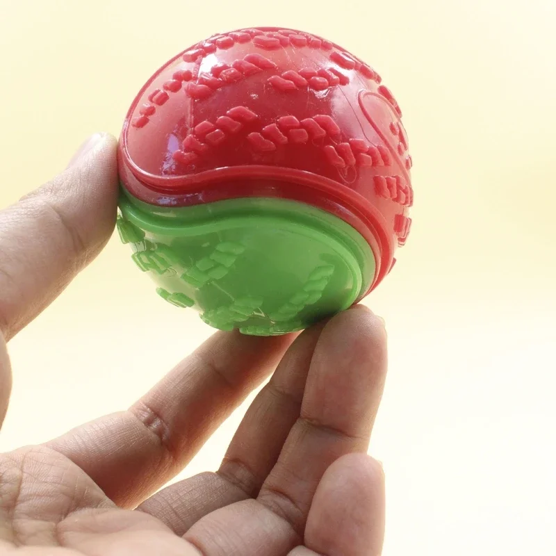 Juguetes interactivos para perros, juguetes TPR suaves para limpieza de dientes de mascotas, resistencia a mordeduras, pelota chirriante para perros, productos para mascotas, accesorios - imagen 3