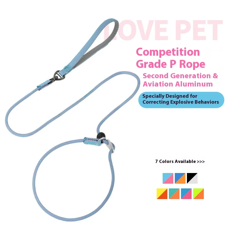 Cuerda redonda para perros, Collar de cadena P ligero para perros pequeños y medianos, correa para caminar, suministros para mascotas