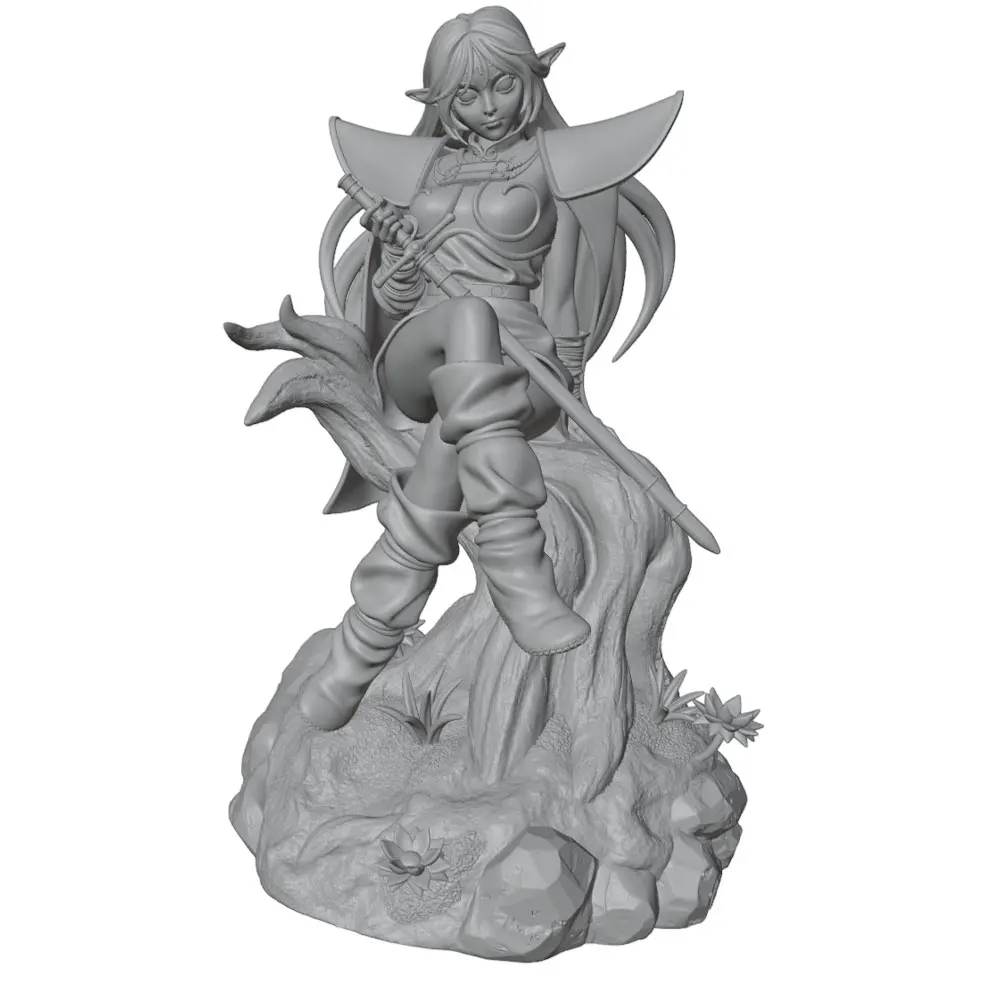 Estatua miniatura resina 3D sin pintar regalo de gatos y perros