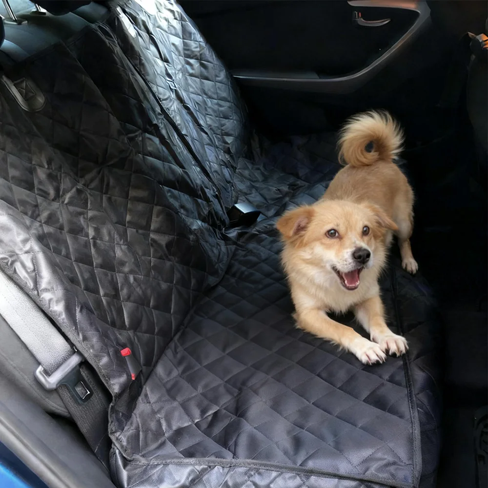 Fundas para asientos de coche para perros, hamaca para asiento trasero, impermeable, duradera, a prueba de arañazos, accesorios para coches, camiones