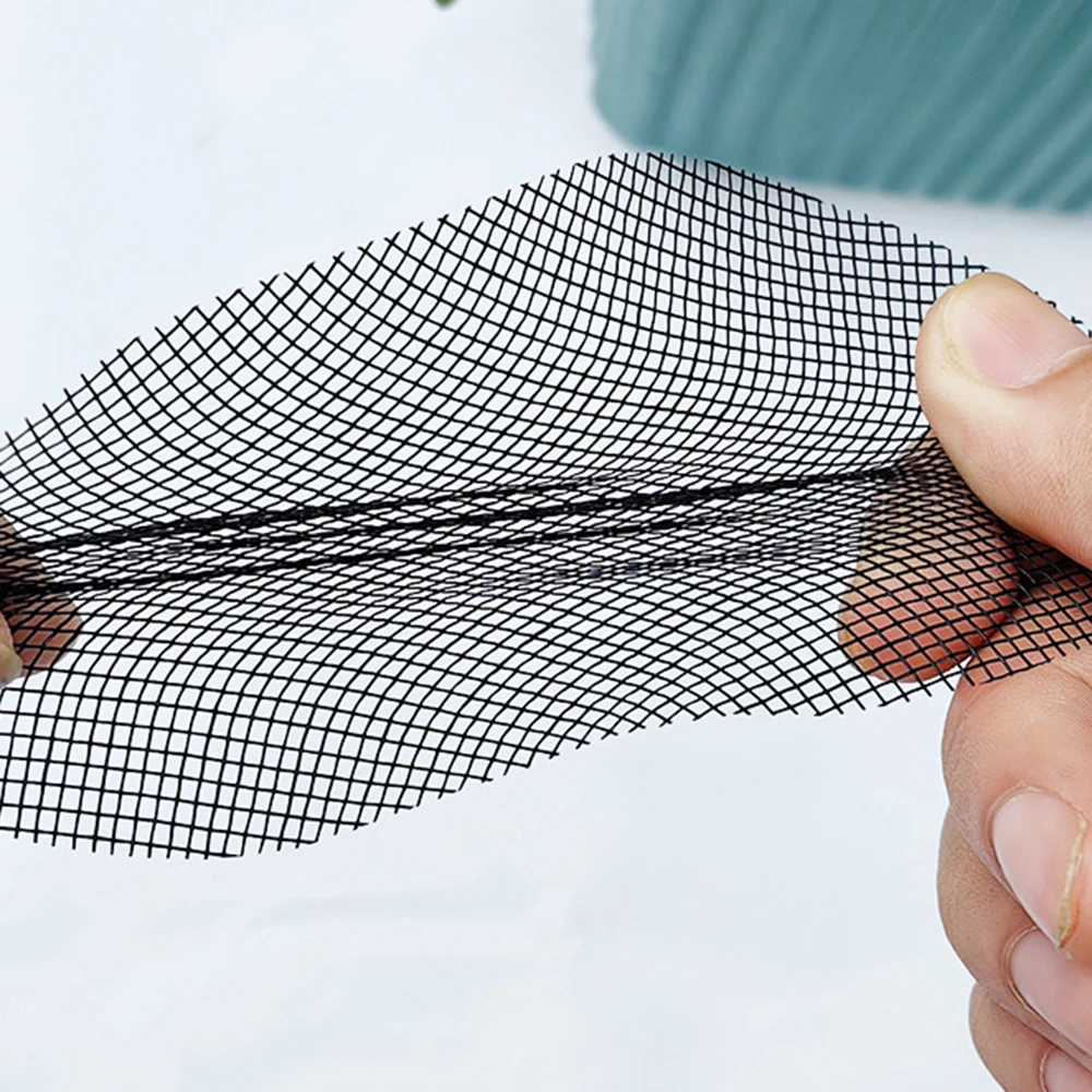 Junta de malla para maceta de 20 piezas, junta de suelo a prueba de fugas, maceta de cerámica a prueba de insectos, junta redonda de plástico, suministros de herramientas de jardín - imagen 5