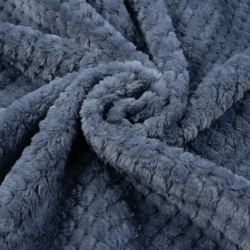 Manta suave para mascotas, manta para dormir de perro de peluche, Color sólido, lavable, almohadilla para sofá, manta cálida portátil para cama de gato, alfombra para el hogar para invierno - imagen 5