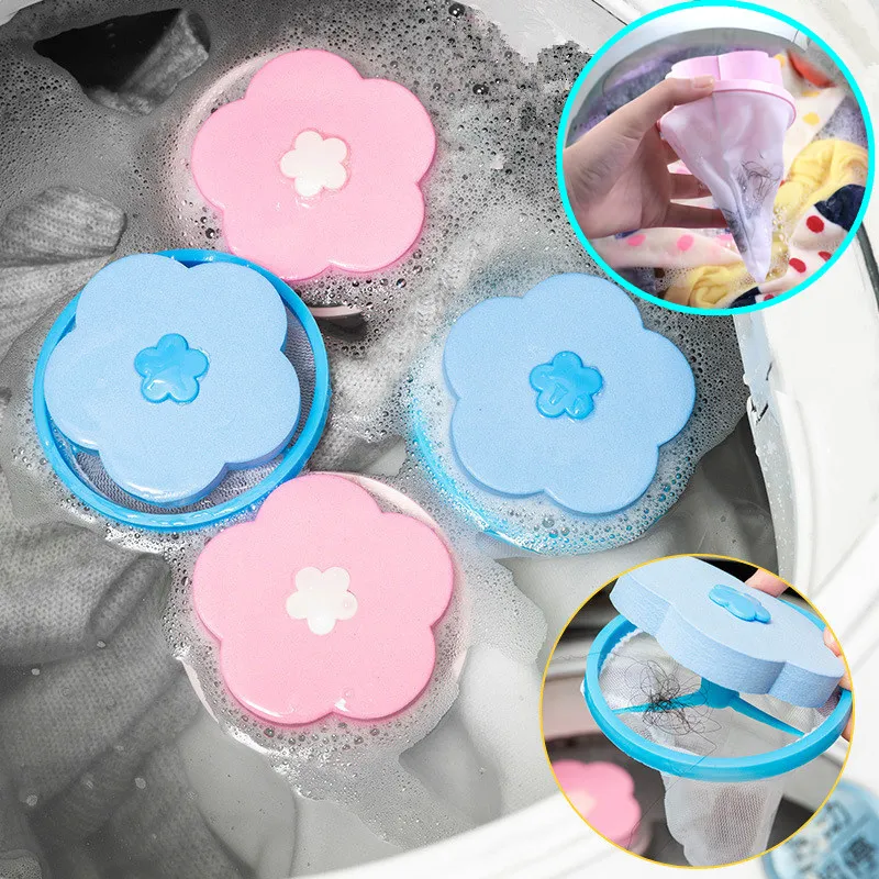 Eliminador de pelo de mascotas reutilizable, Bola de lana, pegatina, filtro de lavadora, recogedor de pelusas de pelo de mascotas, Herramientas de limpieza de lavandería, accesorios para gatos - imagen 2