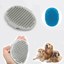 Peine cerdas de goma para gatos y perros – Aseo y baño con mango ajustable