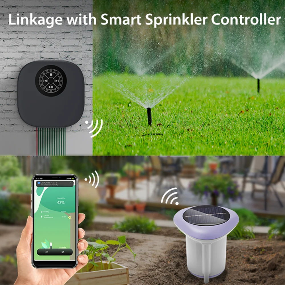 Medidor de humedad y temperatura del suelo – Sensor ZigBee para jardín - imagen 5