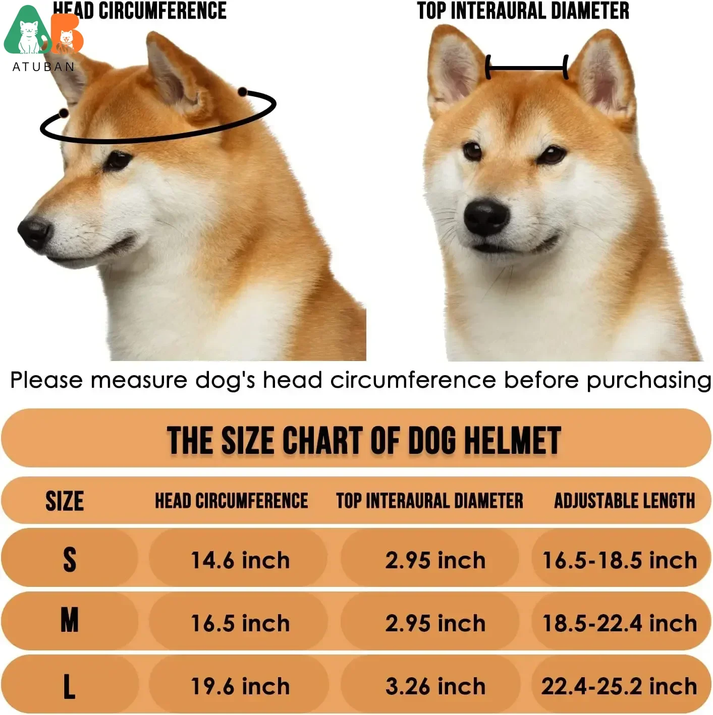 ATUBAN Casco y gafas para perros-Protección UV Gafas de sol para perros Gafas para perros Sombrero para mascotas Cascos de motocicleta Protección para cachorros - imagen 4