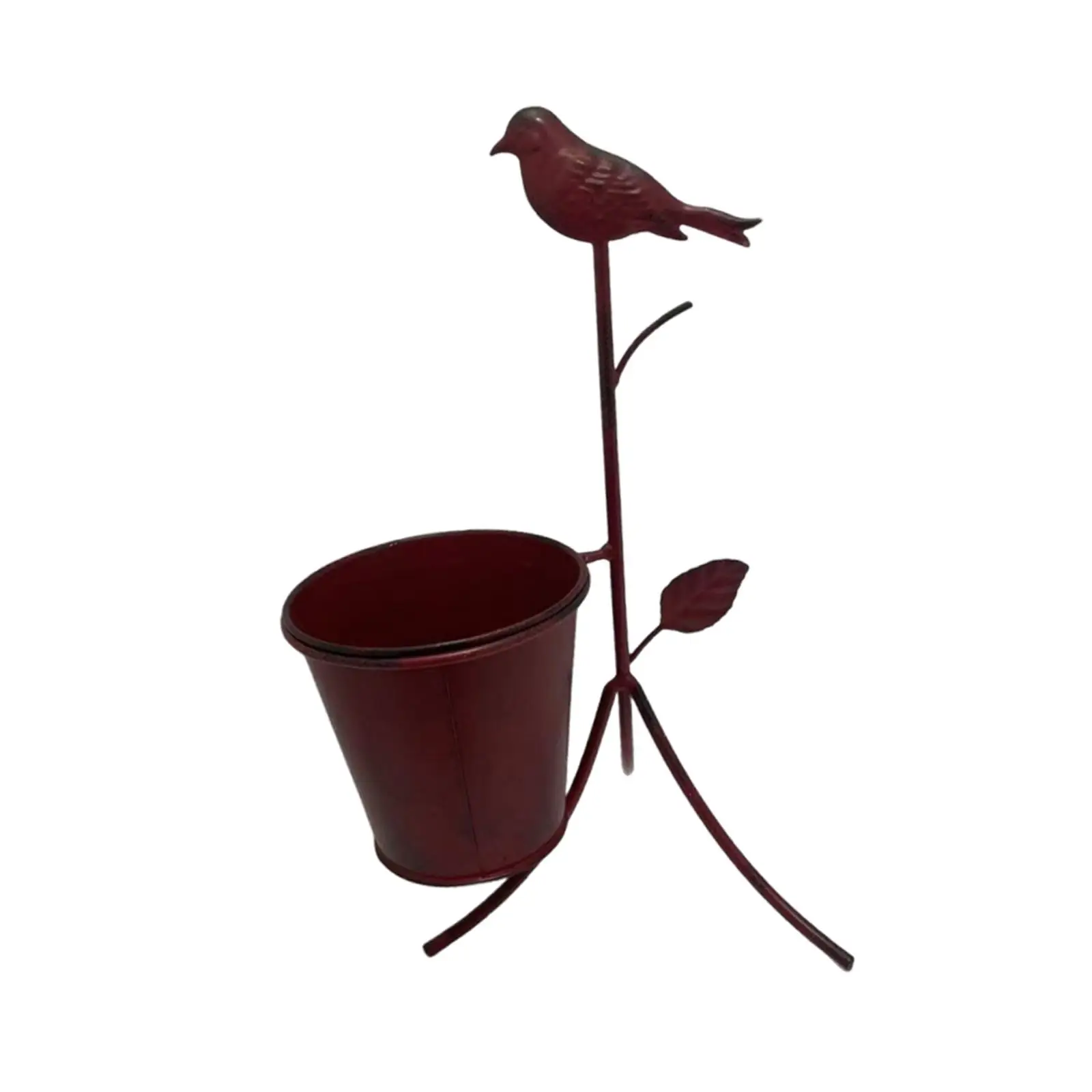 Metal Planter Stand,Creative,Sturdy,Ornament,Rustic,Outdoor Flower Pot Holder Decorative for Garden Porch Lawn Deck Decor Metal Planter Stand,Creative,Sturdy,Ornament,Rustic,Outdoor Flower Pot Holder Decorative for Garden Porch Lawn Deck Decor