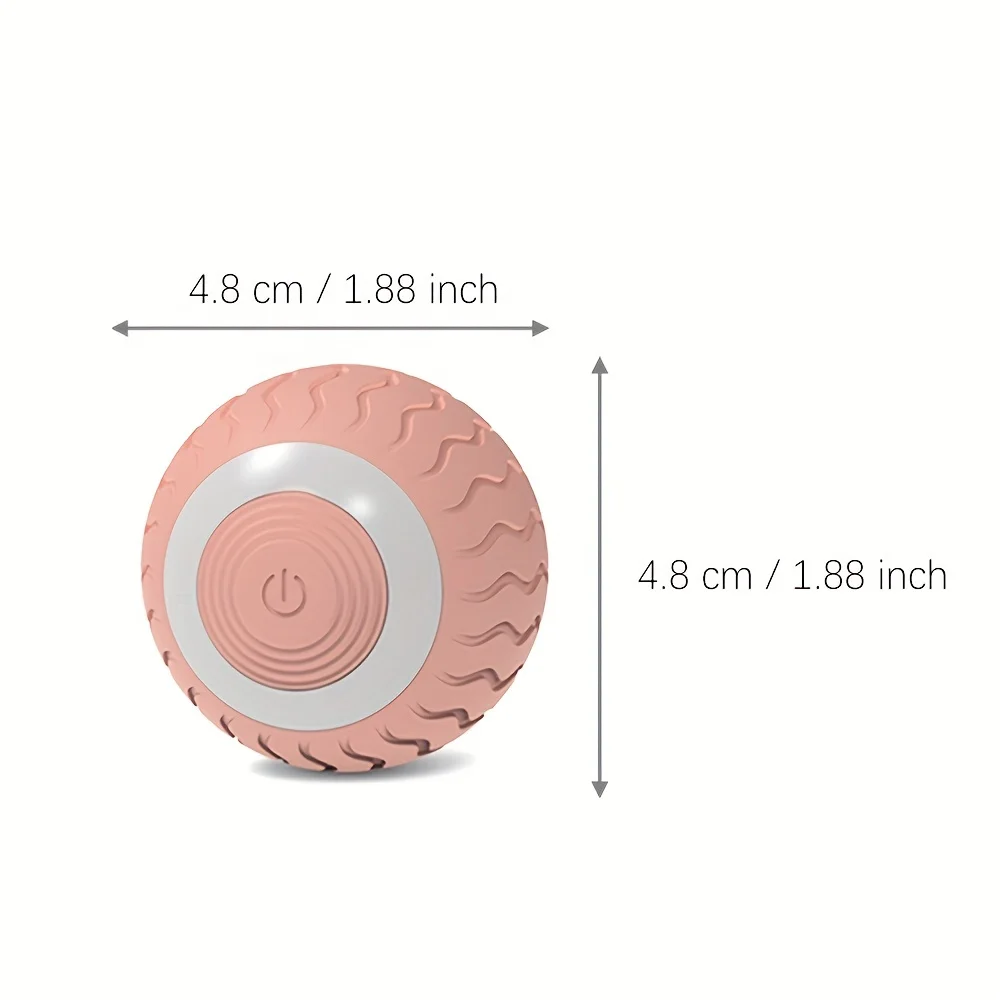 Bola de juguete interactivo inteligente para mascotas, gatos de juguete para molares, resistentes a las mordeduras y aliviar el aburrimiento, bola eléctrica para jugar - imagen 2