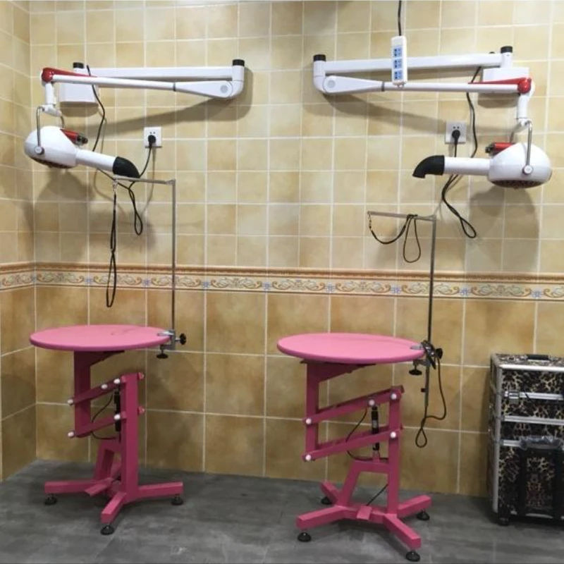 Mesa de cizalla rotativa de Elevación neumática, equipo de aseo para mascotas, modelado de belleza, osito, gato y perro - imagen 4