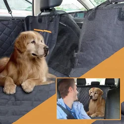 Funda para asiento de coche para perros, estera de viaje impermeable para mascotas, para asiento trasero, hamaca para perros y gatos, Protector de cojín para paseos en coche