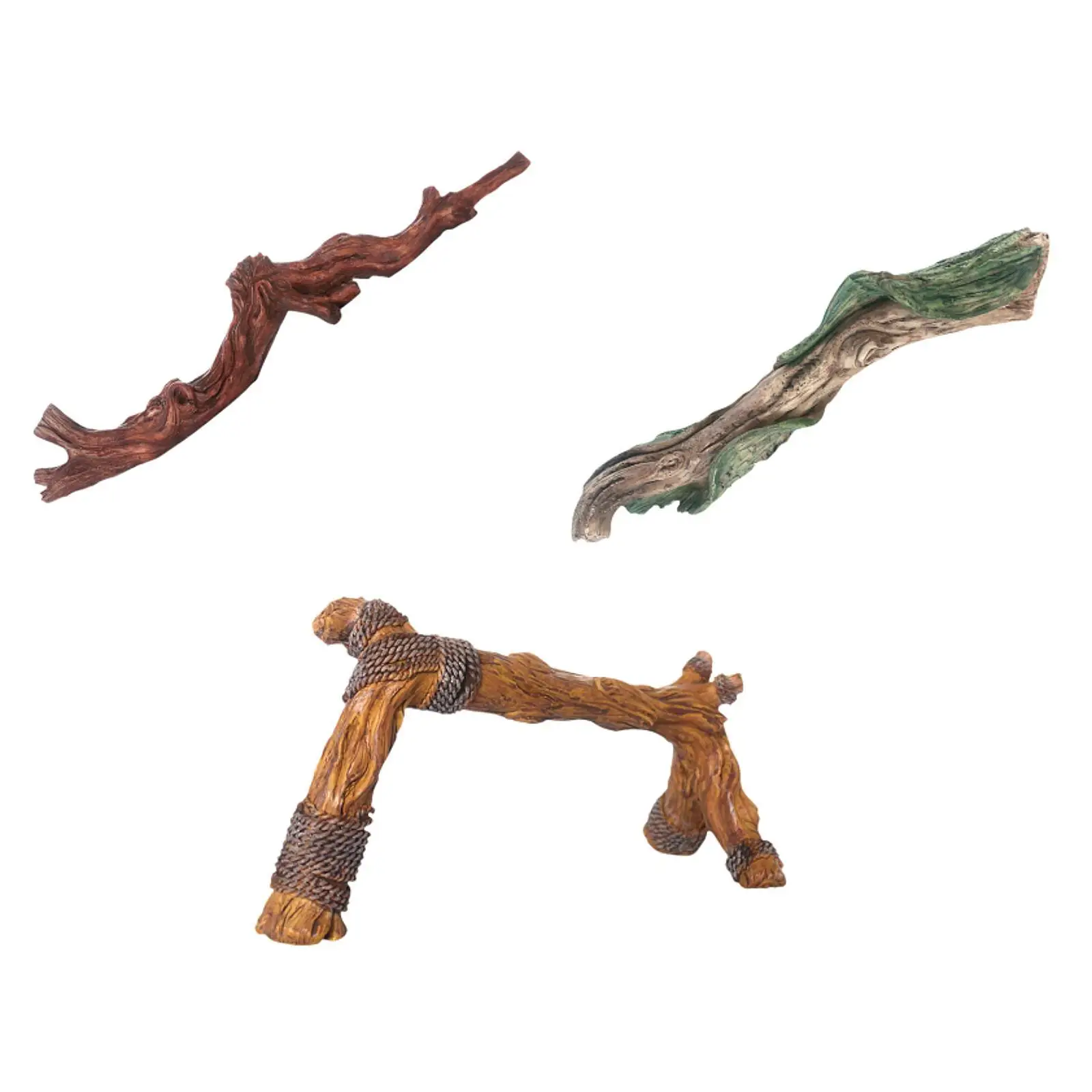 Reptile Climbing Branch Habitat Decoration for Snake Lizard Leopard Gecko